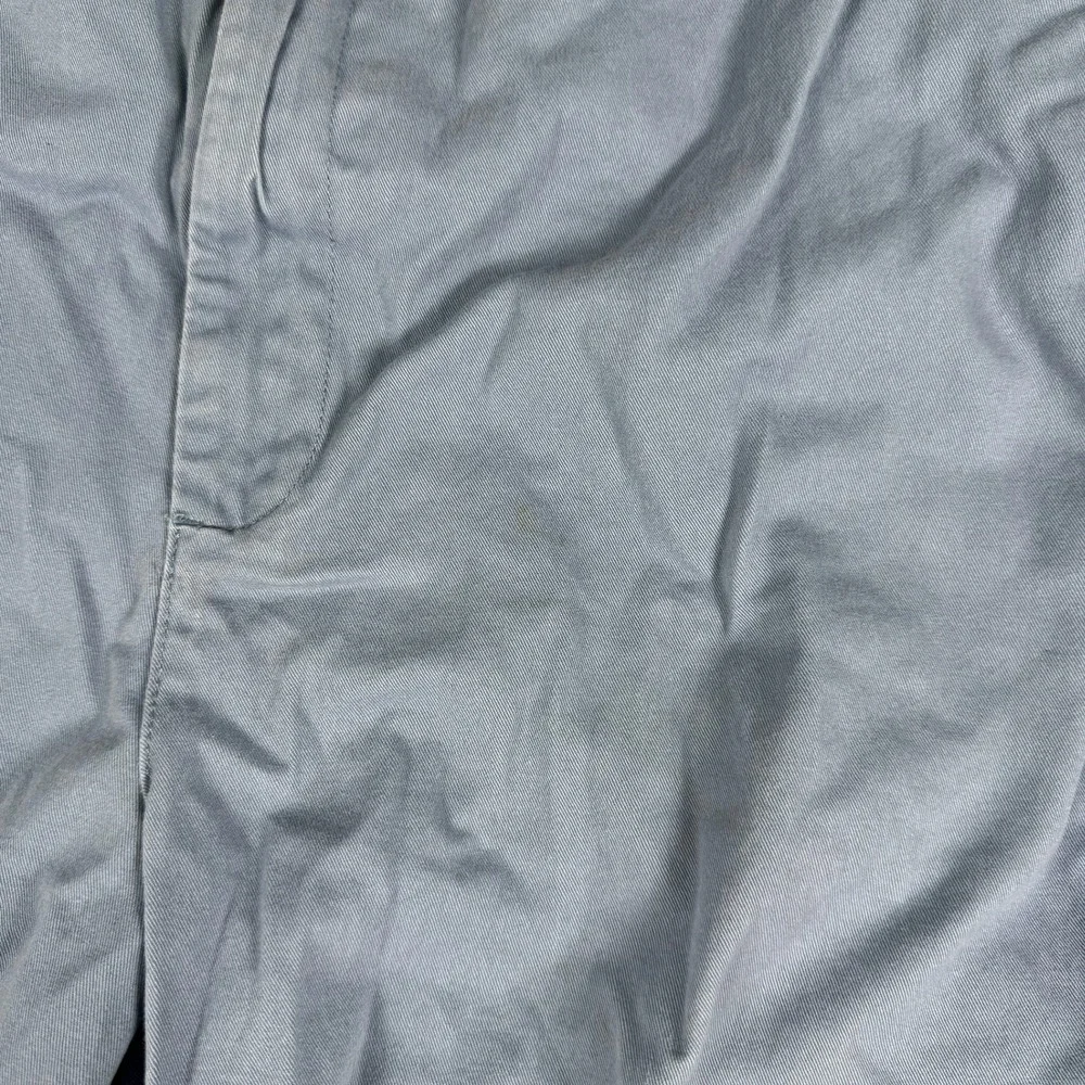 Geoffrey Beene Chino Classic Fit Mid Rise Twill Shorts Mens 38 Blue Cotton